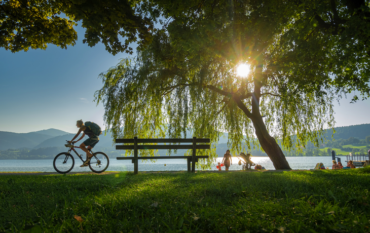 Fahrradfahren am Tegernsee in Deutschland
