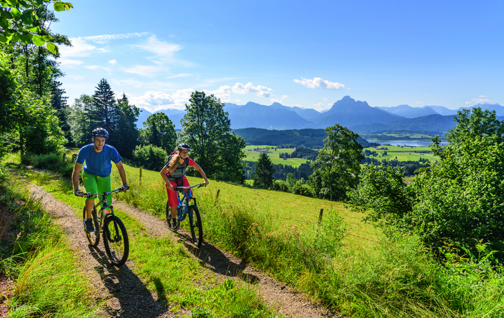 Radsport in herrlicher Landschaft im Königswinkel