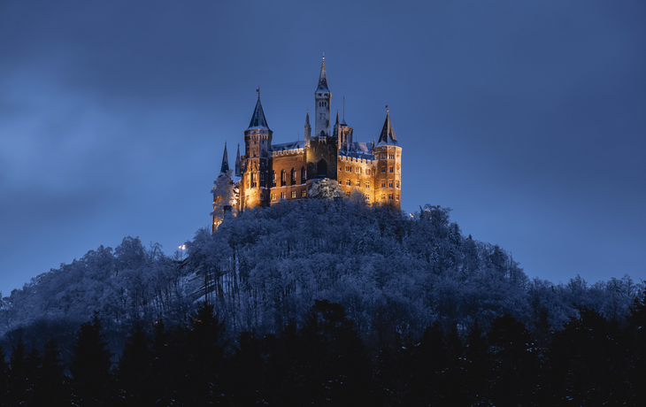 Burg Hohenzollern im Winter