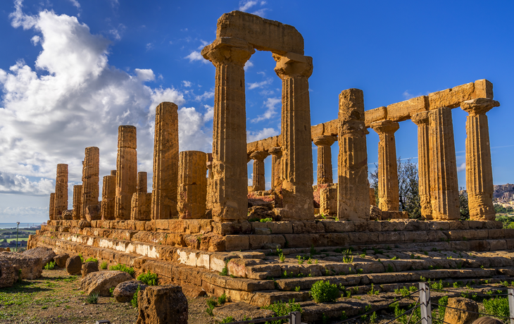 Valle dei Templi in Agrigent auf Sizilien