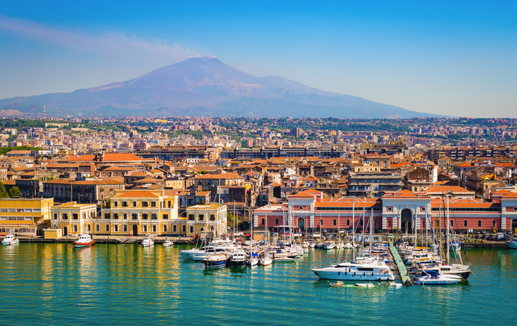Catania auf Sizilien, Italien