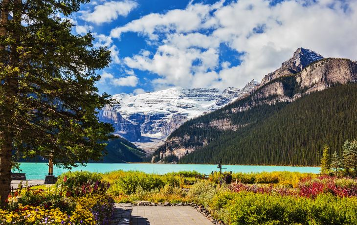 Emerald Lake im Yoho-Nationalpark in British Columbia, Kanada