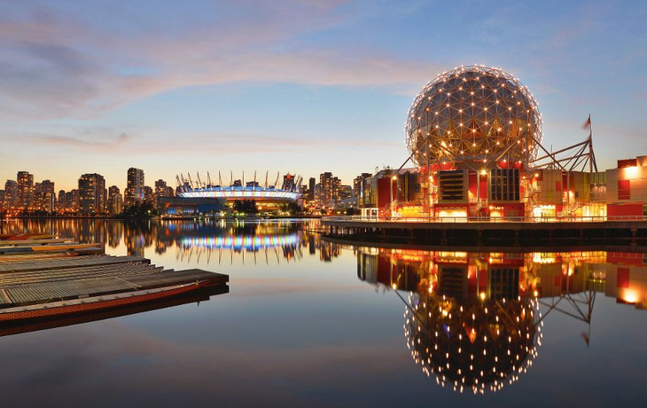 Vancouver Science World and BC Stadium