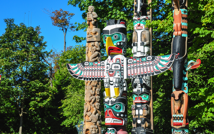 Totem im Vancouver Stanley Park