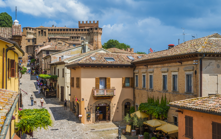 Gradara, Kleinstadt in der Provinz Pesaro Urbino