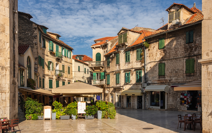 Blick auf die Altstadt von Trogir
