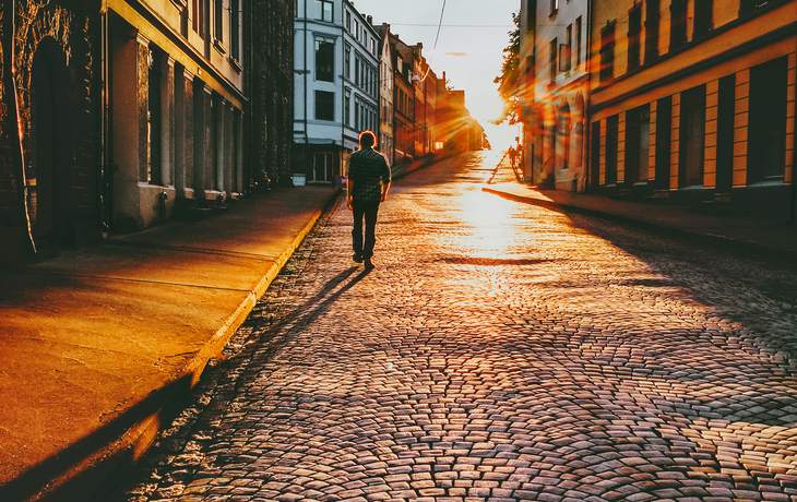 Sonnenuntergang in Alesund
