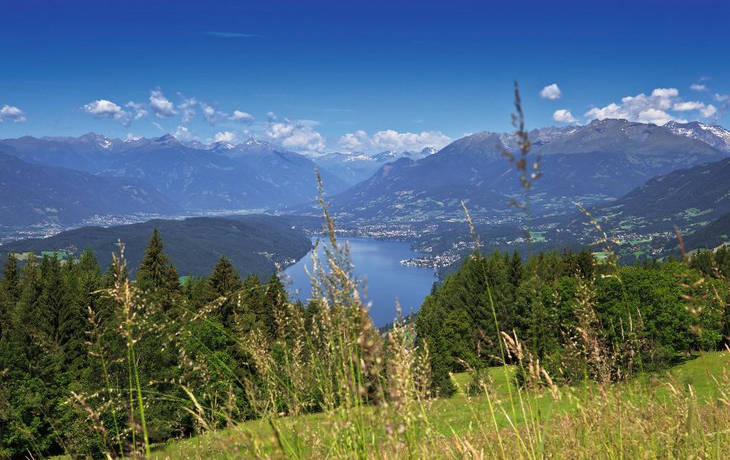 Bilck auf die Karnischen Alpen