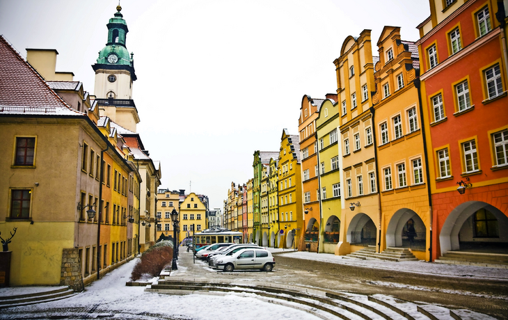 Jelenia Gora im Winter, Polen