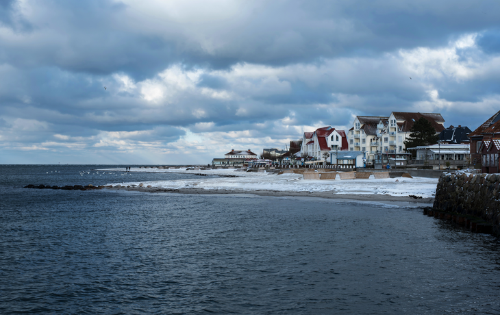 Ostseebad Laboe im Winter