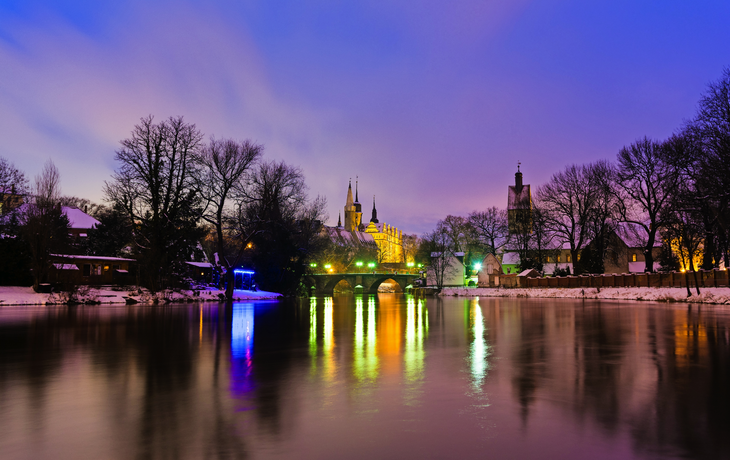 Schloss Merseburg im Winter