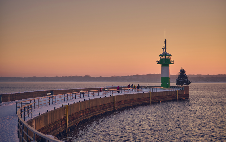Molenfeuer Travemünde an der Ostsee, Deutschland