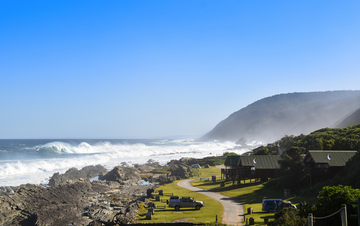 Tsitsikamma-Nationalpark in der Nähe der Storms River Mündung, Südafrika