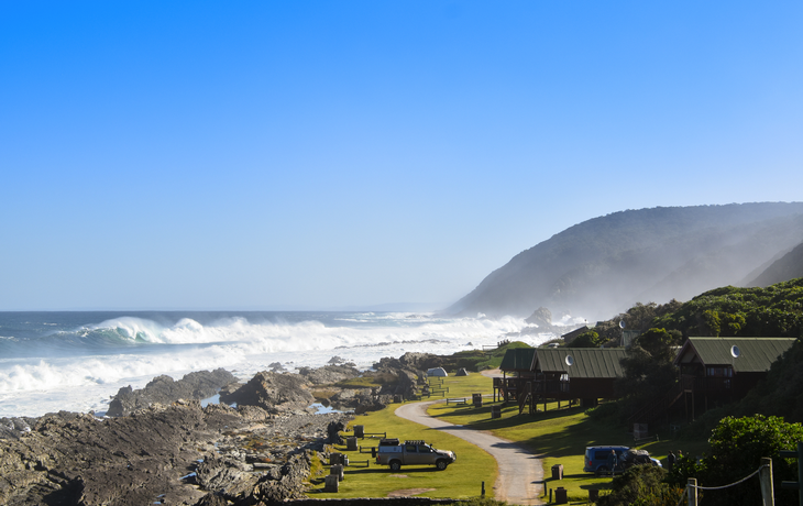 Tsitsikamma-Nationalpark in der Nähe der Storms River Mündung, Südafrika