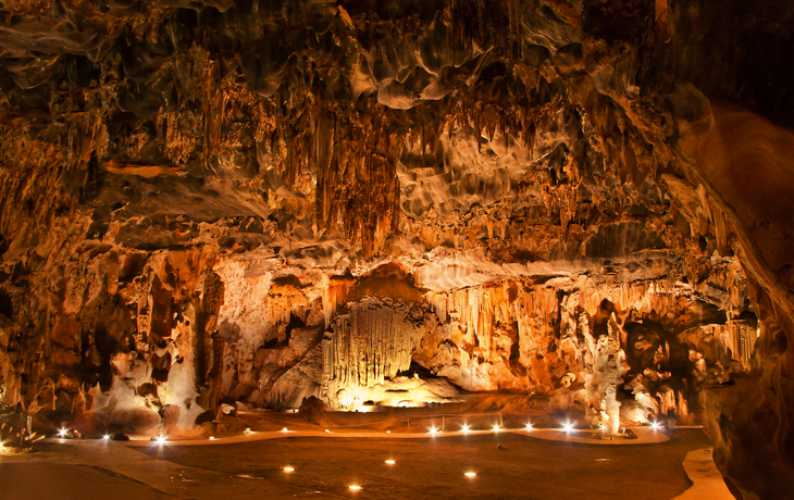 Thronsaal in den Cango-Höhlen, Südafrika