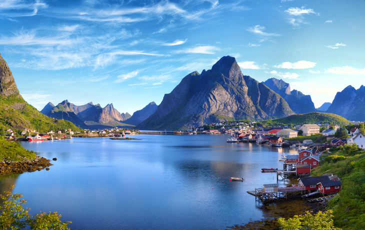 Panorama von Reine auf den Lofoten