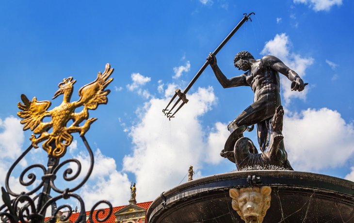 Neptunbrunnen in Danzig