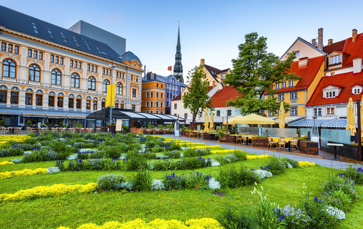 Livu-Platz in Riga, Lettland