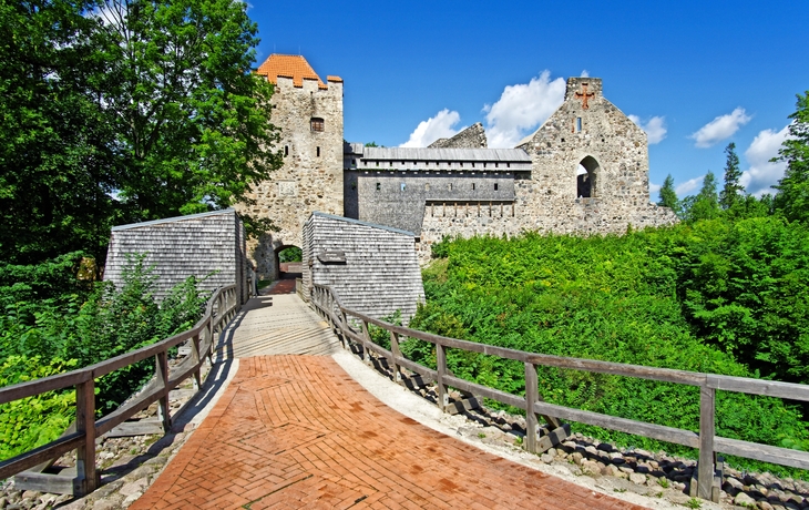 Burg der Livonischen Ordensbruderschaft von Sigulda, Lettland