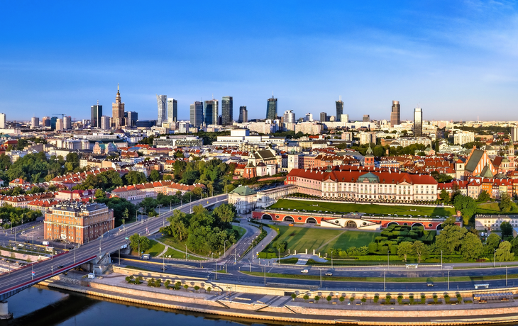Panorama von Warschau