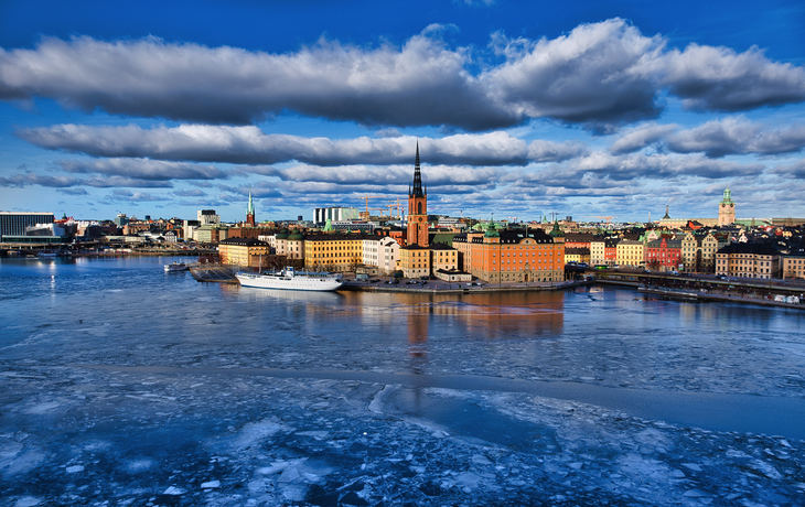 winterliches Gamla Stan in Stockholm