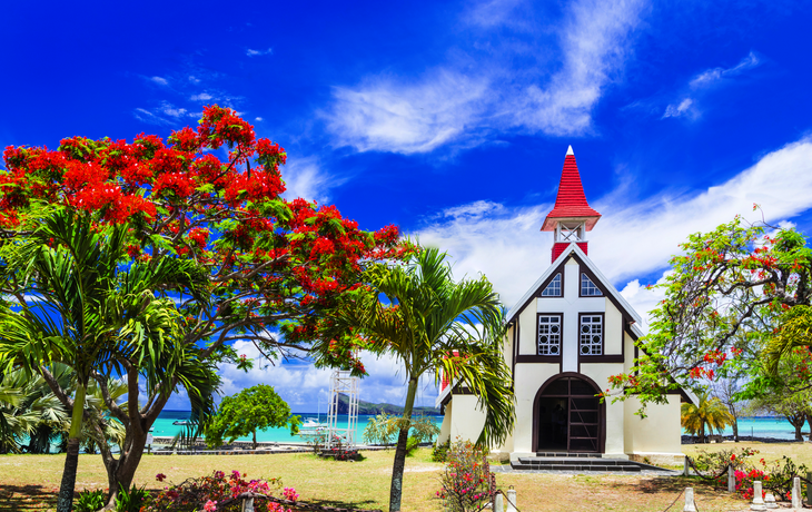 Kirche von Cap Malheureux auf der Insel Mauritius