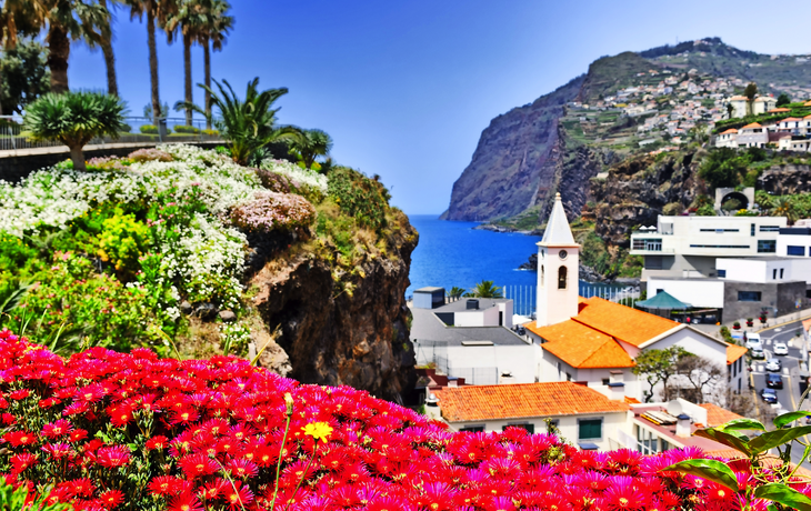 Camara de Lobos, kleinen Fischerdorf auf der Insel Madeira