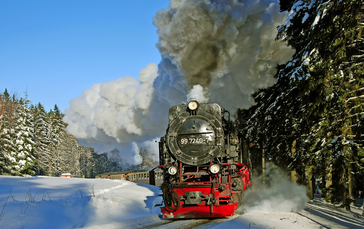 Brockenbahn im Winter