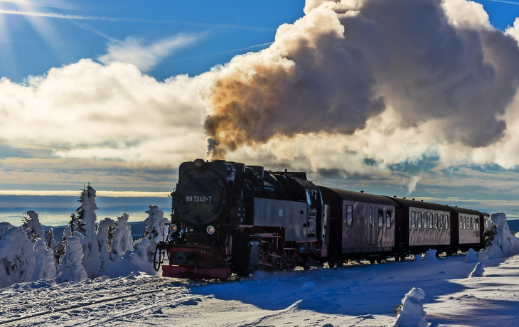 Brockenbahn im Winter
