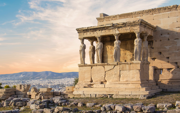 Akropolis und Erechtheion in Athen