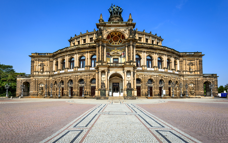 Semperoper in Dresden, Deutschland