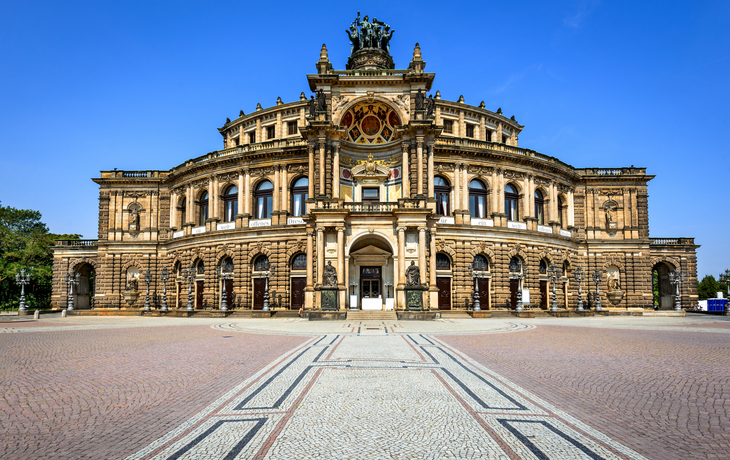 Semperoper in Dresden, Deutschland
