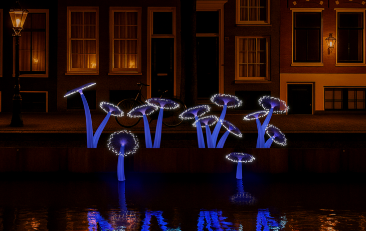 Lichtfestival in Amsterdam, Niederlande