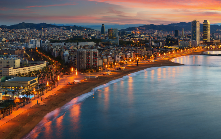 Barcelonas Küste