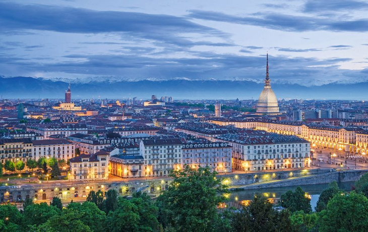Turin im Abendlicht