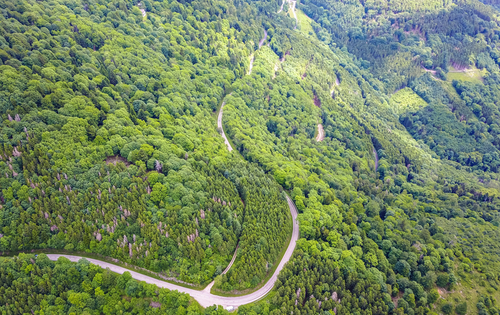 Col de la Schlucht - kurvenreiche Motorradstrecke in Elsass-Lothringen