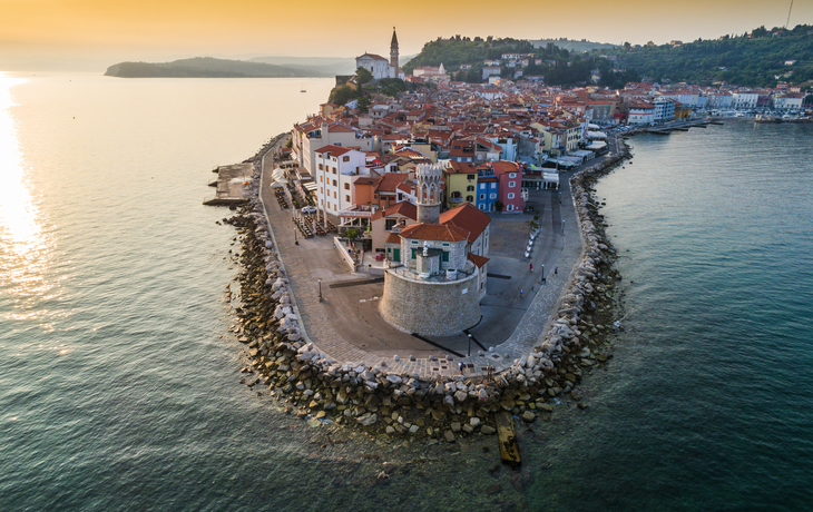Piran an der slowenischen Adriaküste