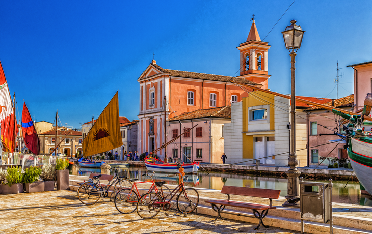 Cesenatico in der Emilia-Romagna, Italien