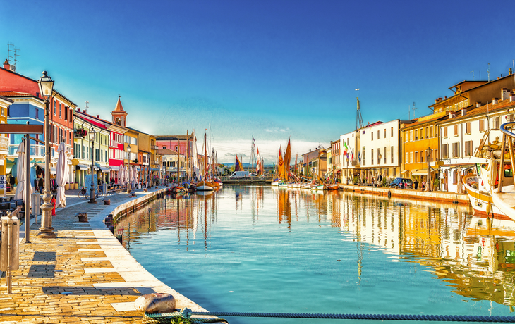 Cesenatico in der Emilia-Romagna, Italien