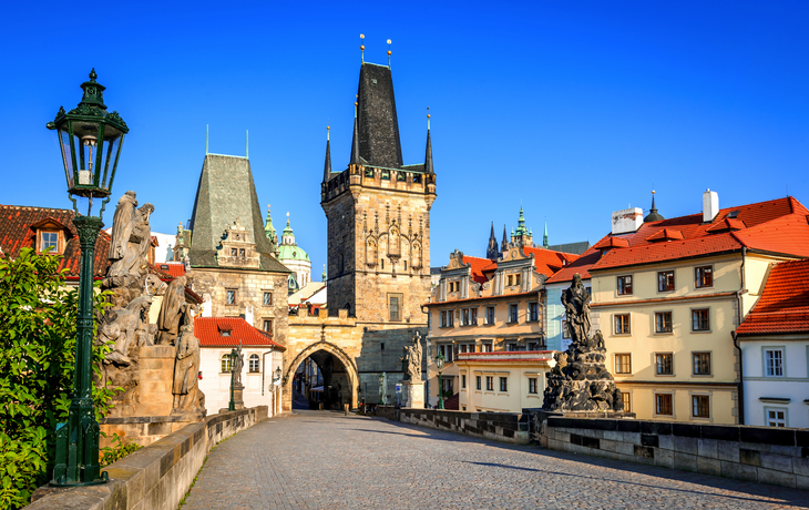 Stadttor auf der Karlsbrücke