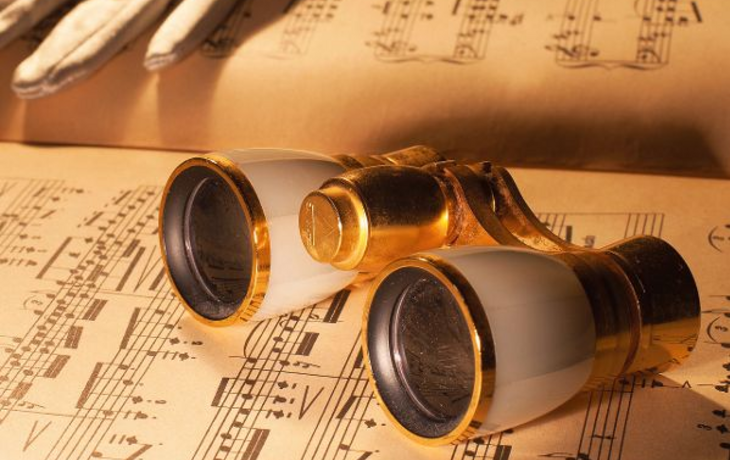 Gala mit Opernglas
