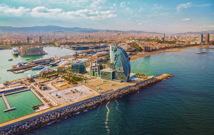 Barcelonas Küste