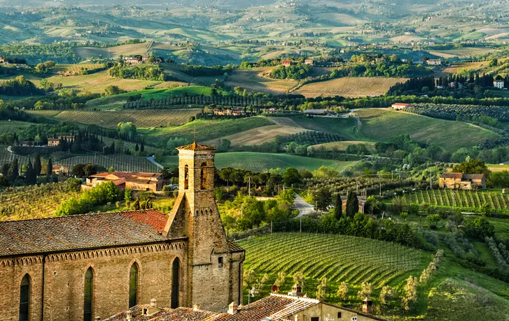 Blick vom Turm von San Gimignano