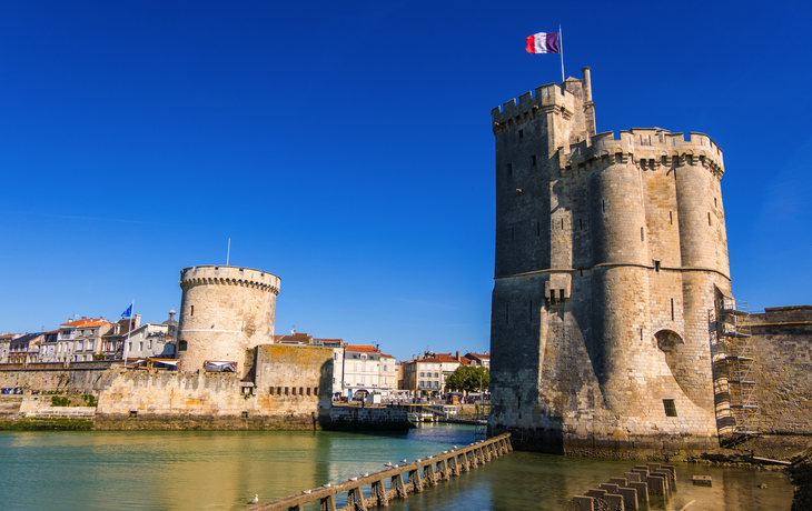 Hafen in La Rochelle, Frankreich