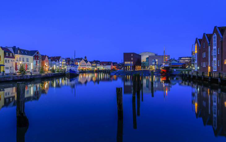 Weihnachtsstimmung im Husumer Hafen