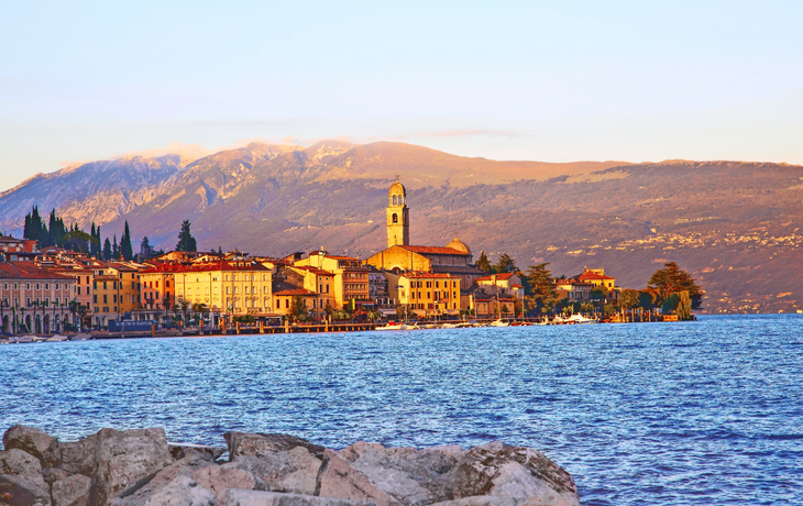 Salò in der Lombardei am Gardasee, Italien