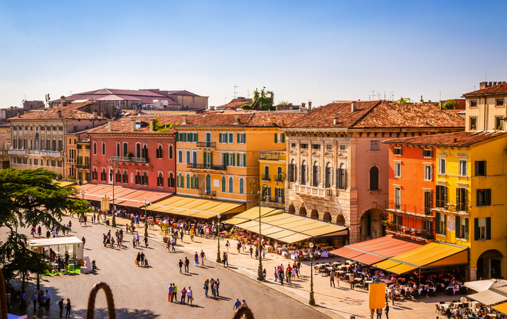 Marktplatz in Verona
