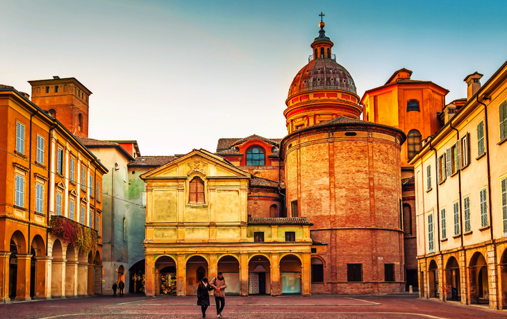 Piazza San Prospero in Reggio Emilia in der Emilia-Romagna, Italien