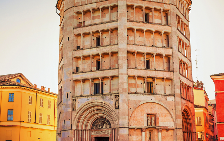 Baptisterium San Giovanni in Parma in der Emilia-Romagna, Italien