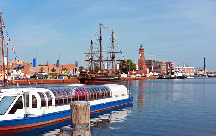 der Neue Hafen von Bremerhaven